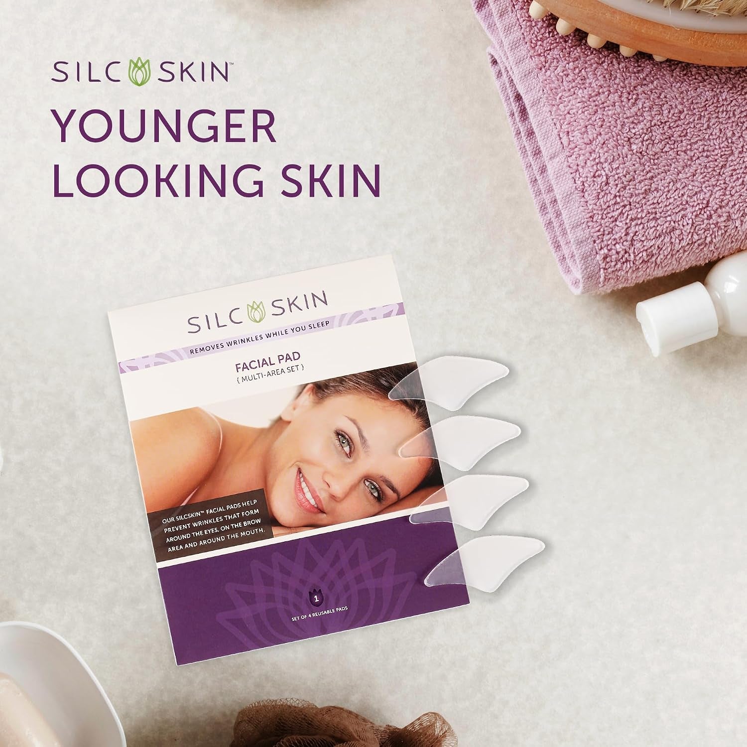 Facial Pads, Multi-Area Set | Reusable Silicone Facial Patches