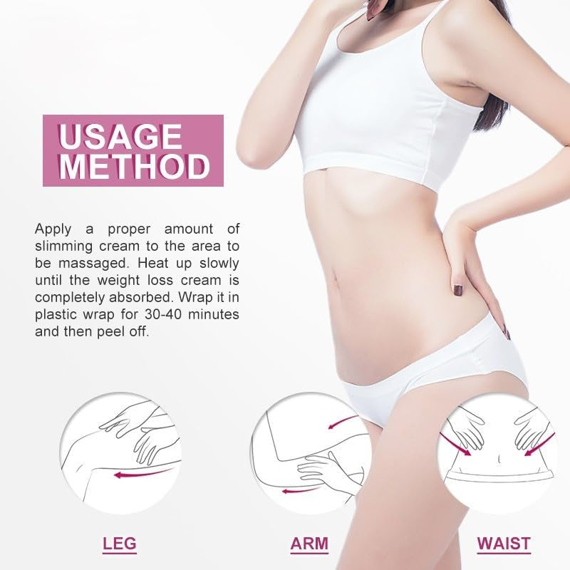 1 Pack Slimming Hot Cream, Anti-Cellulite Firming for Belly Waist | 1 Pack Hot Cream | Anti-Cellulite Fat Burning | Ginger Botanical Complex | Firms & Tightens | Belly Waist Buttocks Legs
