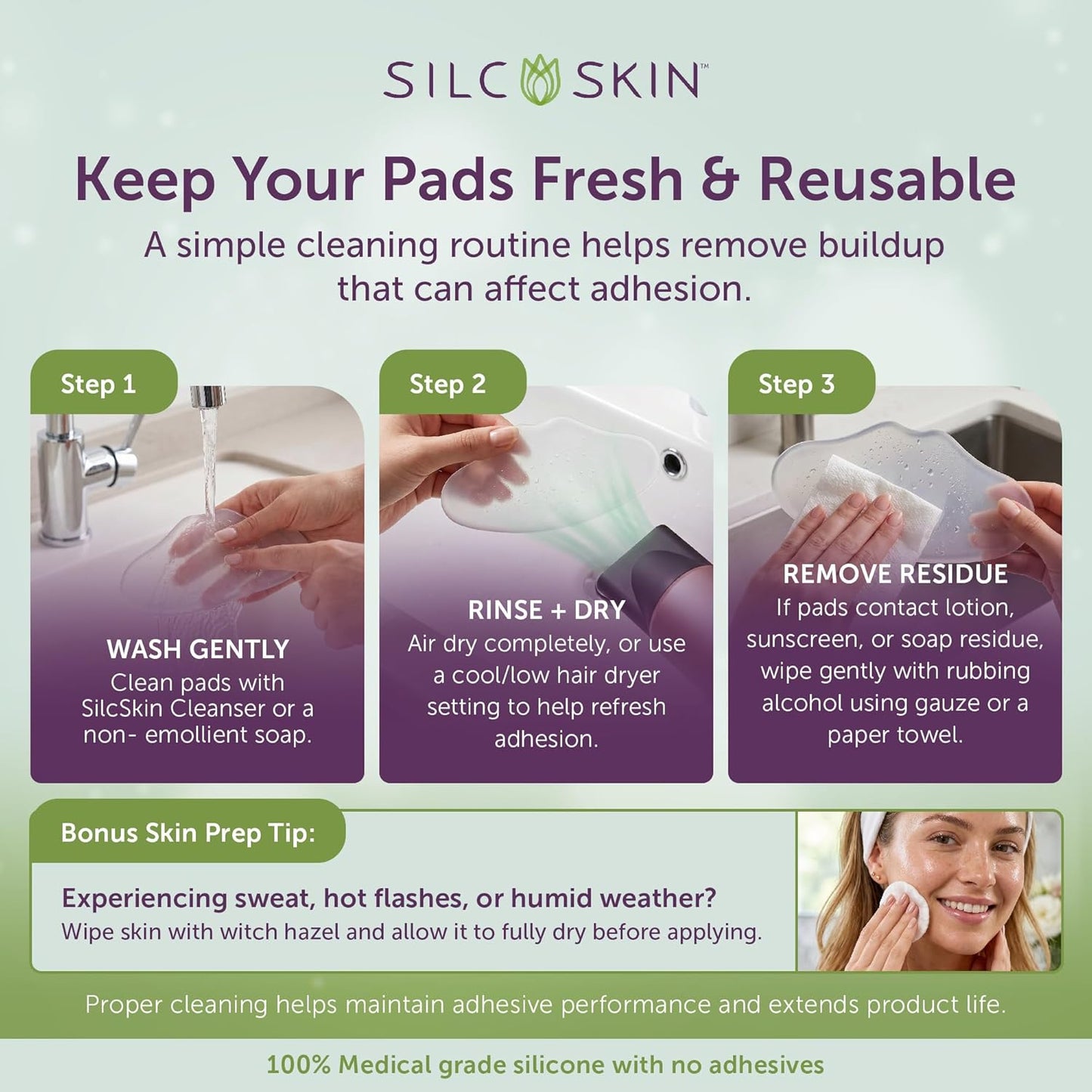 Facial Pads, Multi-Area Set | Reusable Silicone Facial Patches