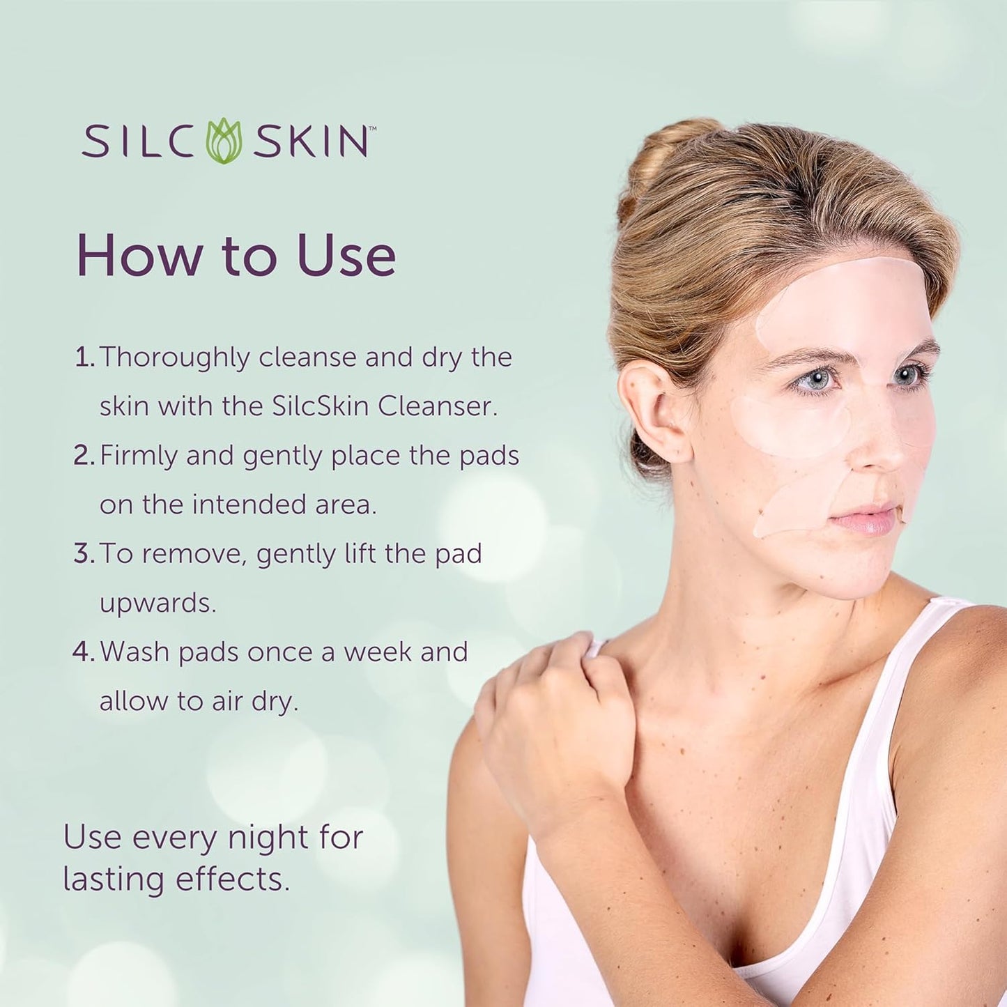 Facial Pads, Multi-Area Set | Reusable Silicone Facial Patches