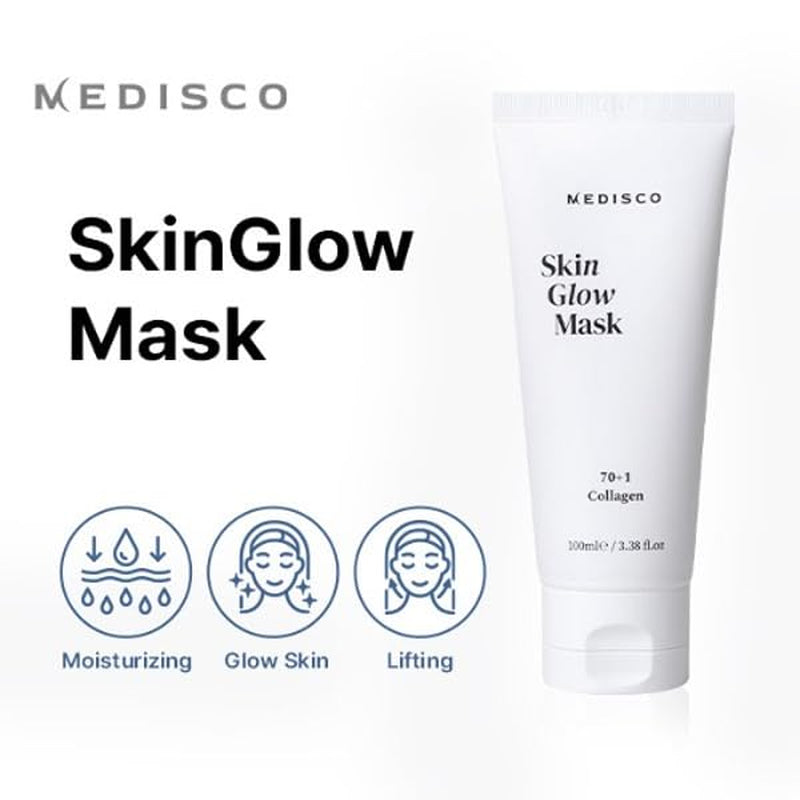 Skin Glow Peel-Off Mask - Glowing & Hydrating Facial Mask with Collagen, Korean Skincare